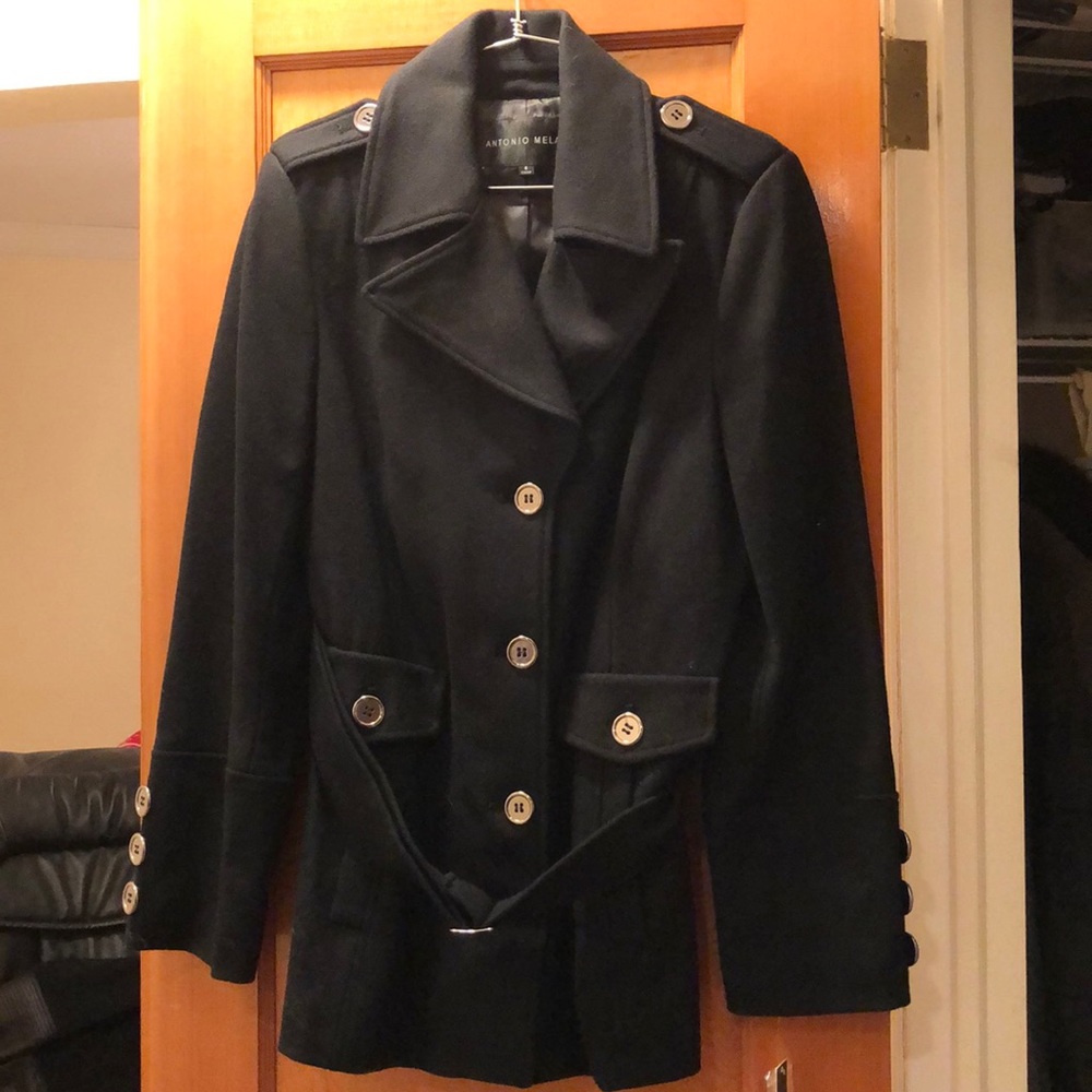 Antonio Melani Black pea coat